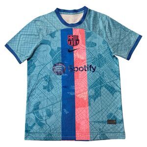 FC Barcelona 25‑26 Special Edition Kit Nike VaporKnit Jersey Mens L FCB Map Rare